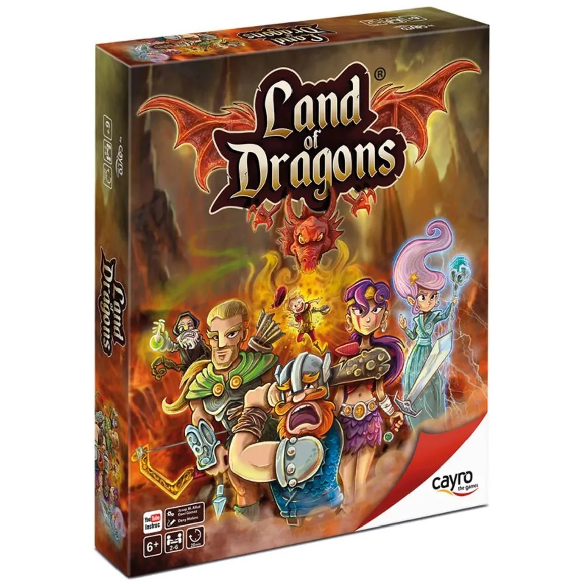Настільна гра "Земля драконів" (LAND OF DRAGONS)
