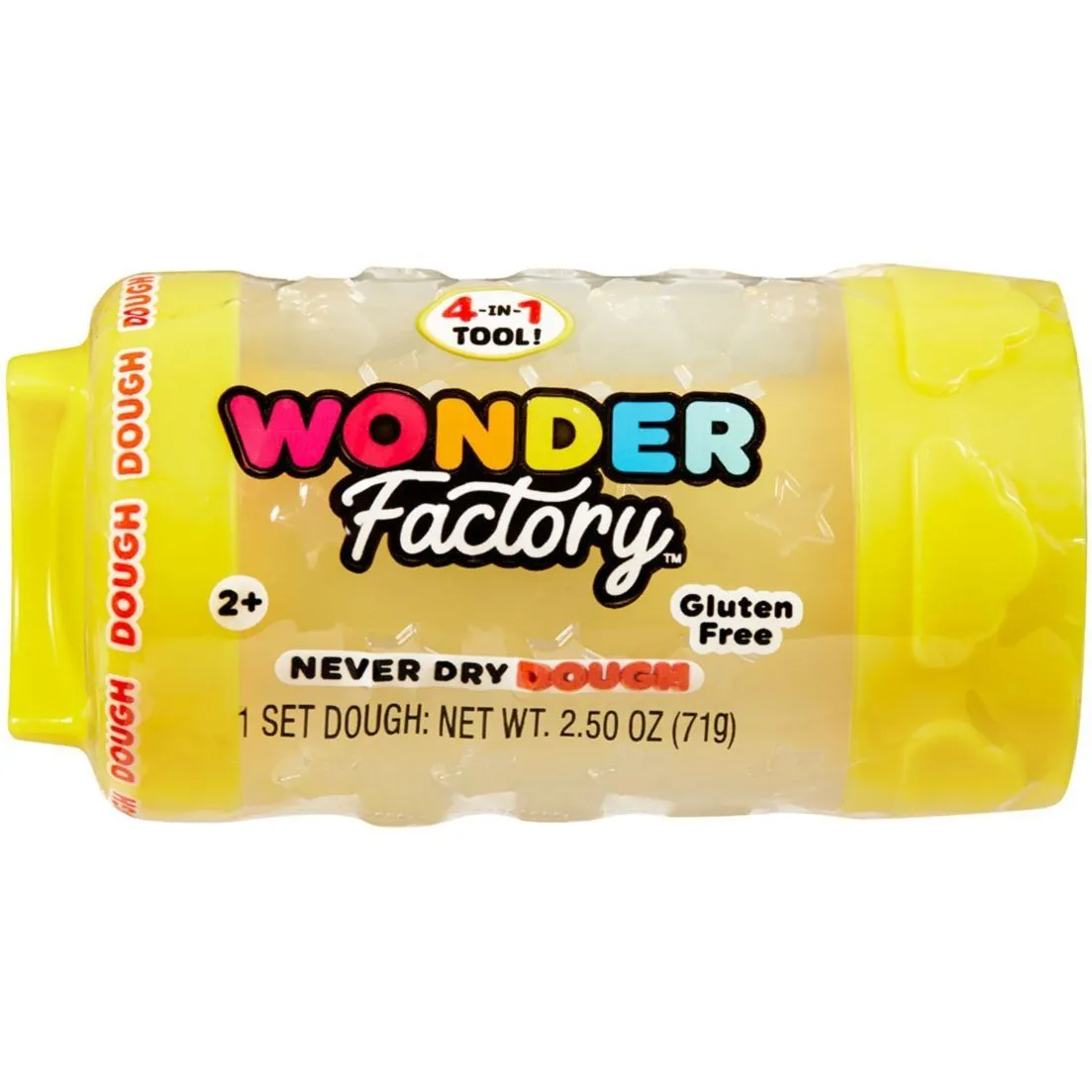 Маса для ліплення, що не засихає, WONDER FACTORY  СВІТ КОЛЬОРУ ТА ФОРМИ (в асорт., в дисп.)