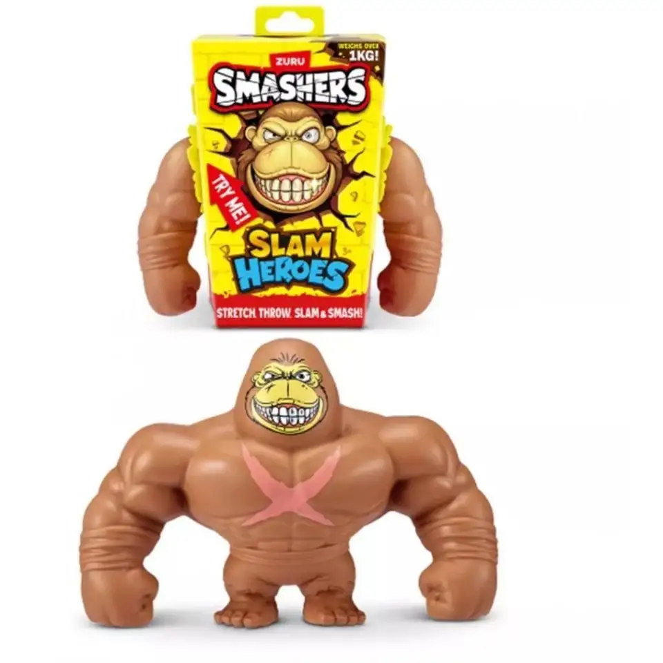 SMASHERS Іграшка Slam Heroes (Brown Gorrila)/Слем Хиро "Коричнева Горила", арт. 74140B