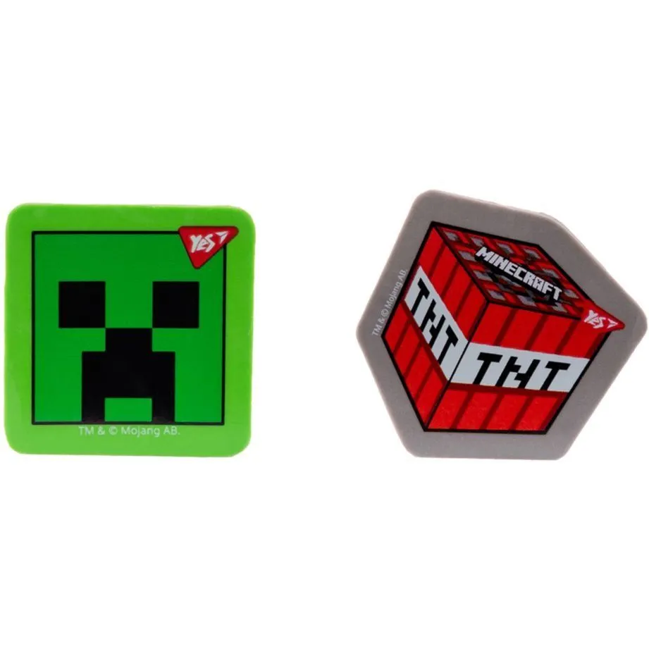 Гумка фігурна Yes &quot;Minecraft&quot; 2 диз. мікс