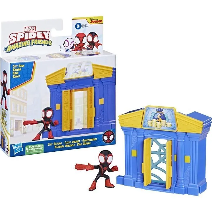 Набір іграшковий &quot;Місто з блоків&quot;, серія &quot;Спайді та його дивовижні друзі&quot;, в асорт.