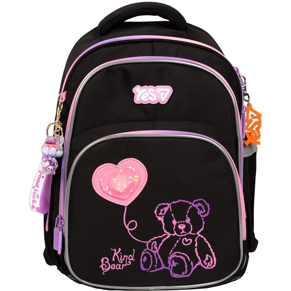 Рюкзак шкільний Yes S-91M Pink Bear