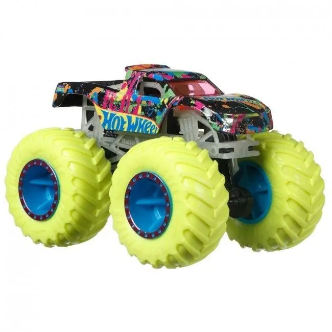 Базова машинка-позашляховик 1:64 &quot;Сяючі в темряві&quot; серії &quot;Monster Trucks&quot; Hot Wheels (в ас.)