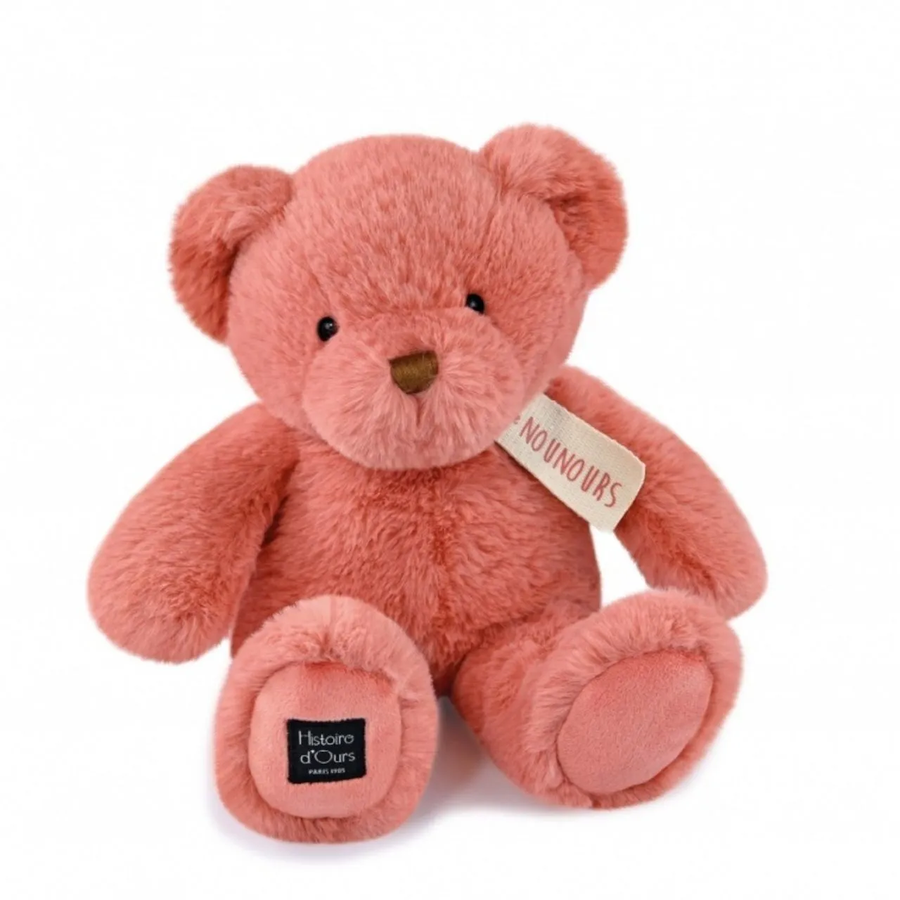 М'яка іграшка Ведмідь Le Nounours рожевий 40см, арт. HO3233