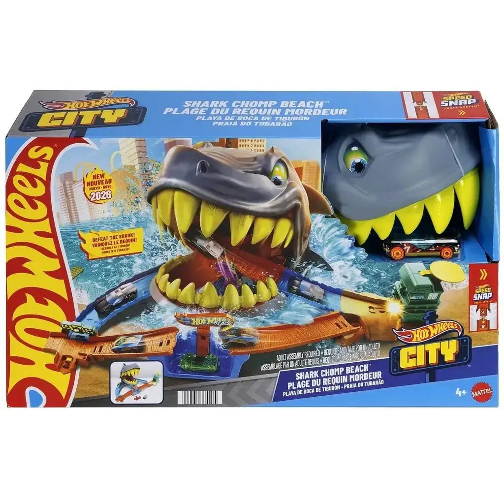 Ігровий набір "Пляжна атака акули" Hot Wheels