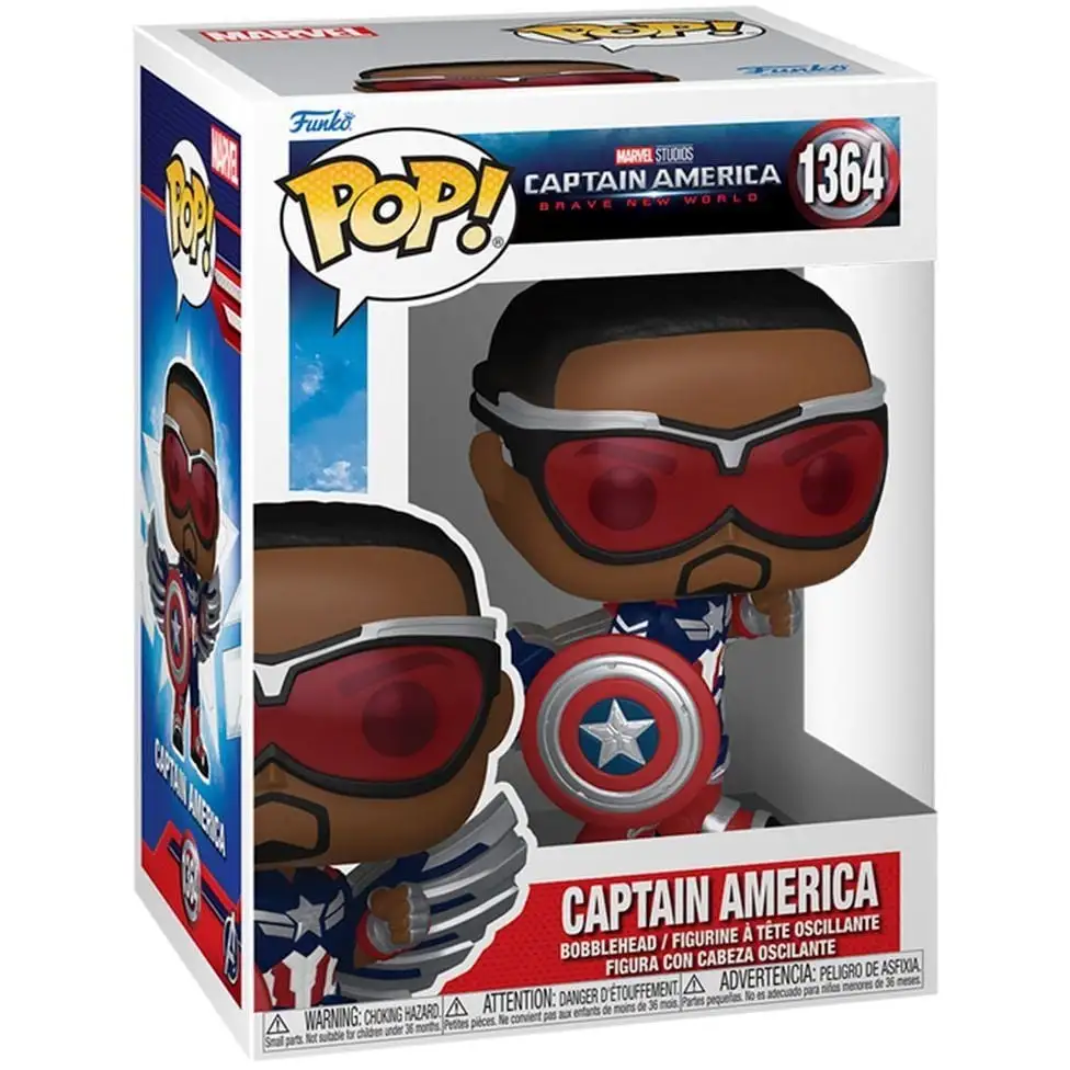 Ігрова фігурка FUNKO POP! серії "Капітан Америка: Чудесний новий світ"  КАПІТАН АМЕРИКА
