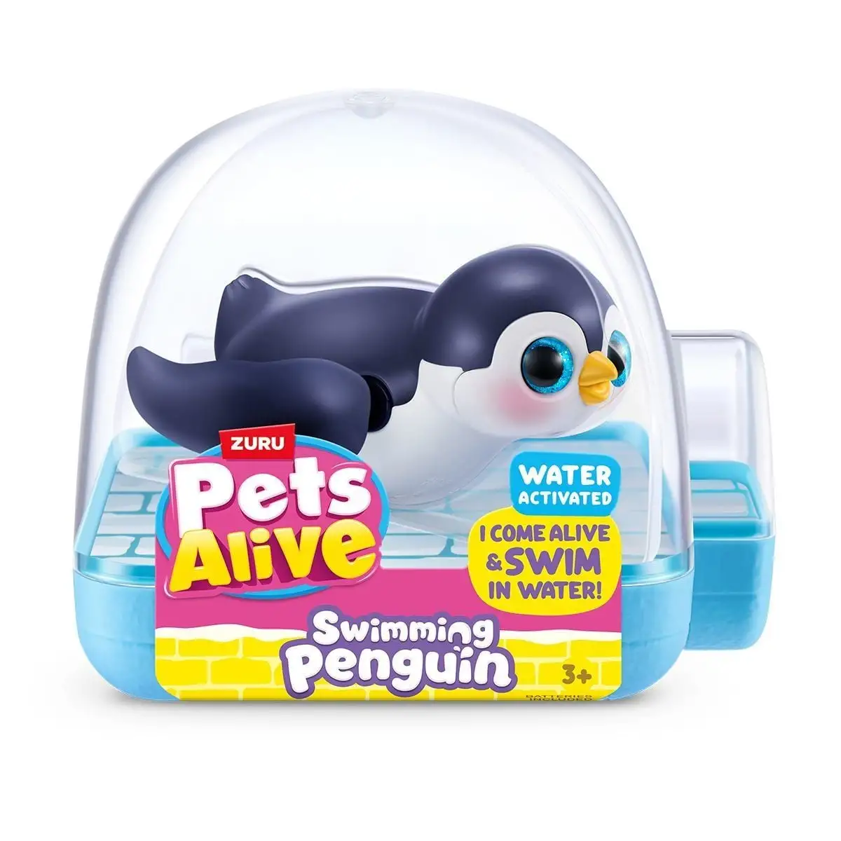 Інтерактивна іграшка PETS ALIVE S1  ПІНГВІНЧИК (чорний)
