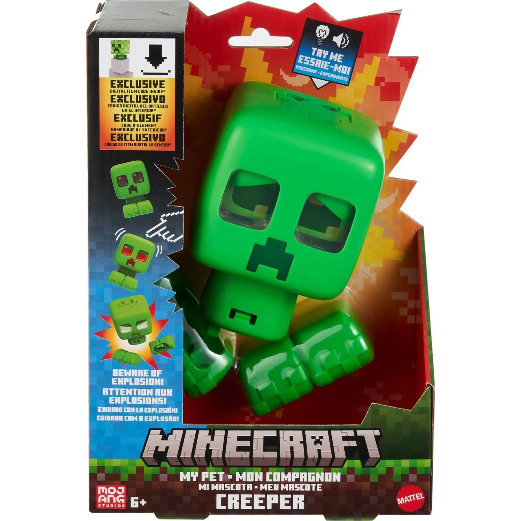 Інтерактивна фігурка "Мій улюбленець Кріпер" Minecraft