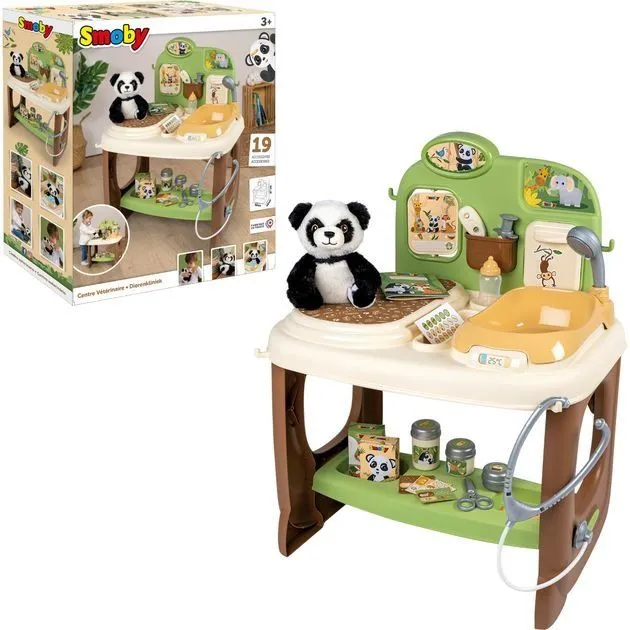 Ігровий набір &quot;Центр для догляду за тваринами&quot; з пандою, 18 аксес., 52х46х67 см, 3+