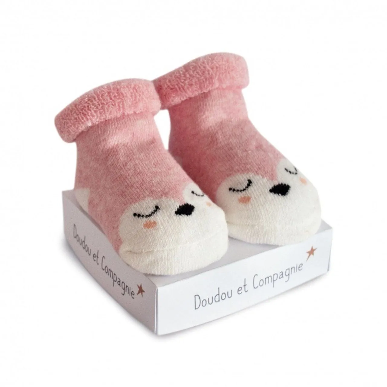 Шкарпетки NEWBORN носочки-звірятка, 0-6міс, у коробці, арт. DC3707
