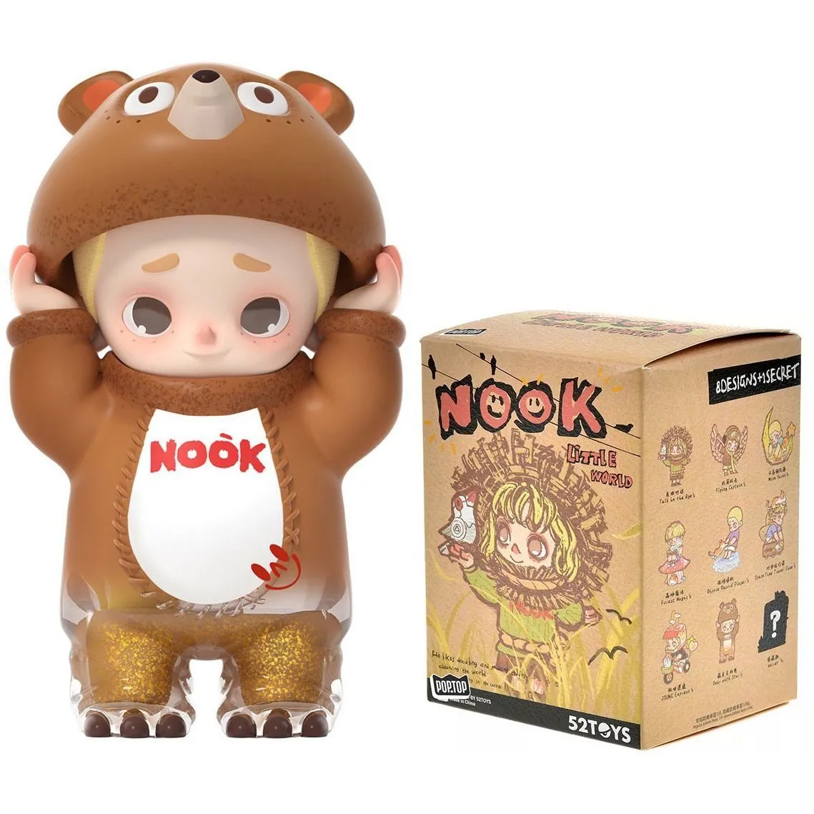 Колекційна фігурка POP TOP 52Toys серії "NOOK" - МАЛЕНЬКИЙ СВІТ (у дисп., в ас.)