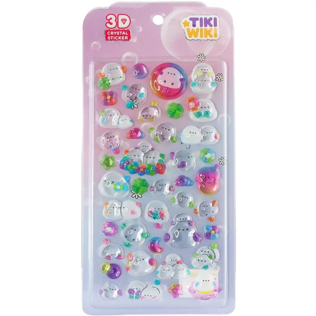 Набір 3D-наліпок TIKI WIKI серії "Crystal"  ТІКІ КАЗКА