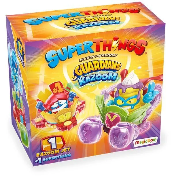 Ігровий набір SUPERTHINGS серії [Guardians of Kazoomk S2  РЕАКТИВНИЙ ТРАНСПОРТ (транспорт, фігурка)