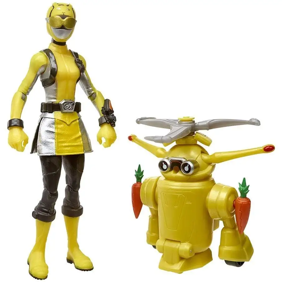 Фігурка "Могутні Рейнджери" серії "Beast Morphers" - Yellow Ranger and Morphin Jax Beastbot, 15 см