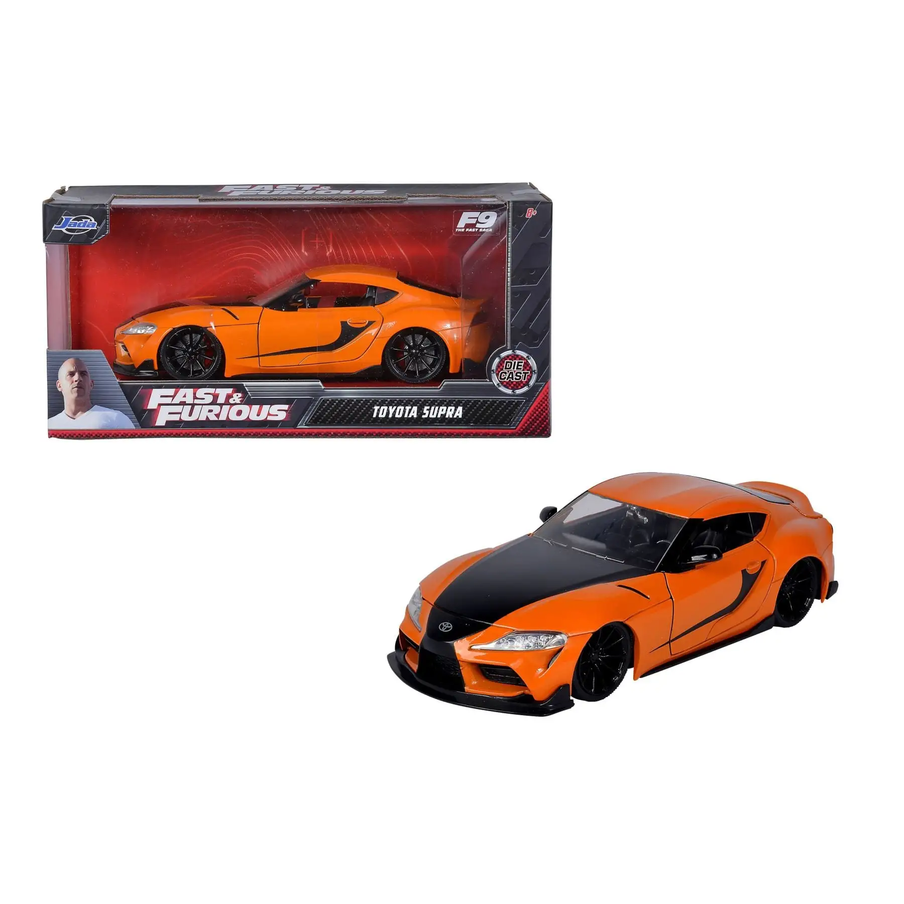 Машина металева "Toyota GR Supra (2020)" серії "Форсаж 9" М1:24, 8+