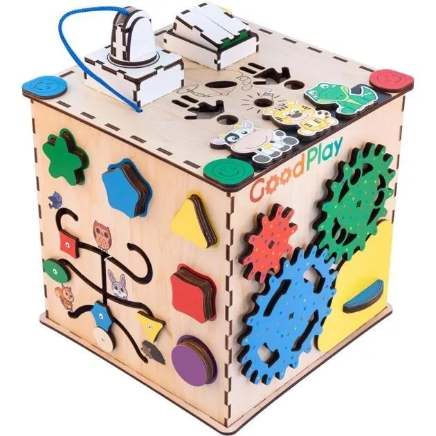 Бізікубик &quot;Інтелект&quot; з LED підсвічуванням 25х25х25