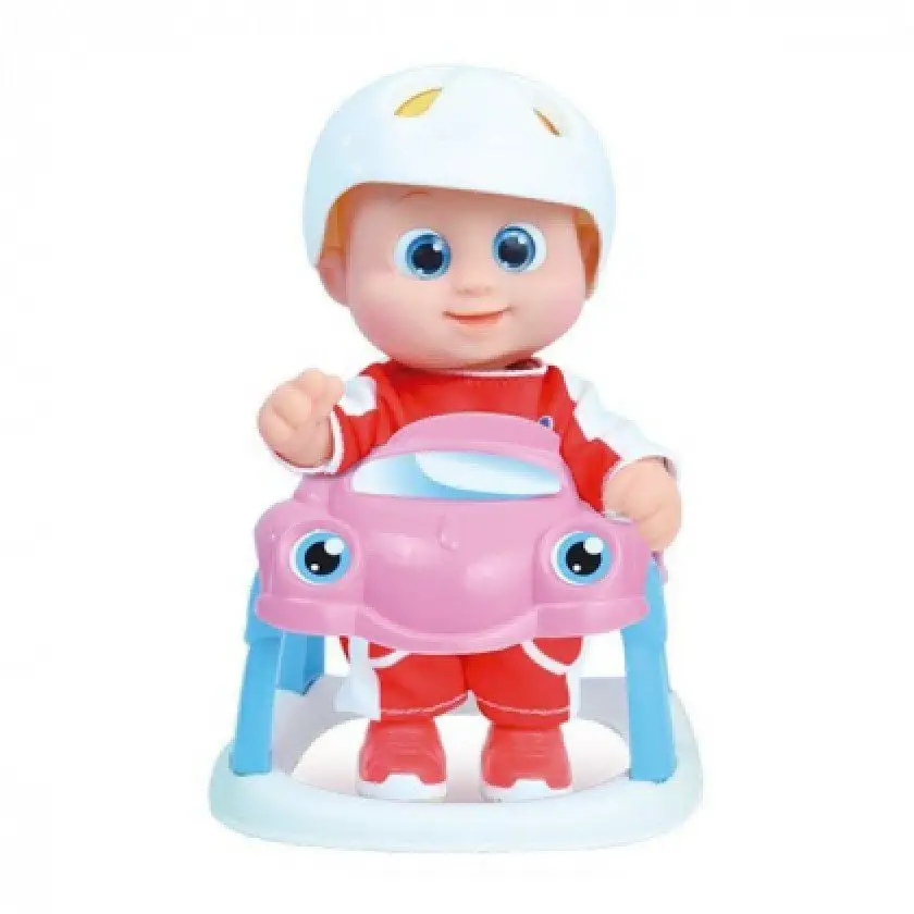 Іграшка лялька Baniel з машинкою, ходить. у коробці 26*14*24 см Bounchin babies