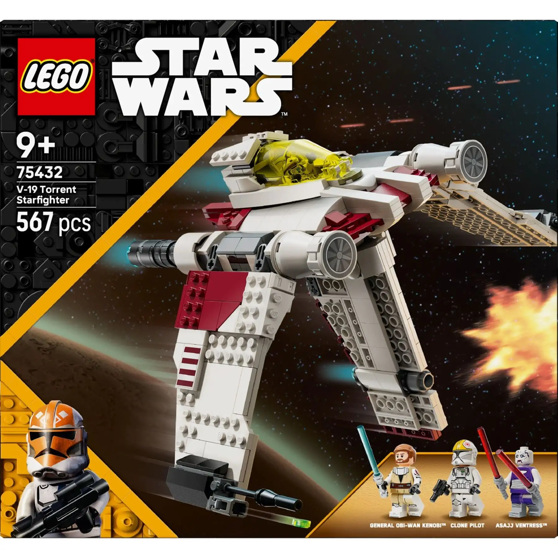 Конструктор Зоряний винищувач V-19 [Потікk LEGO Star Wars