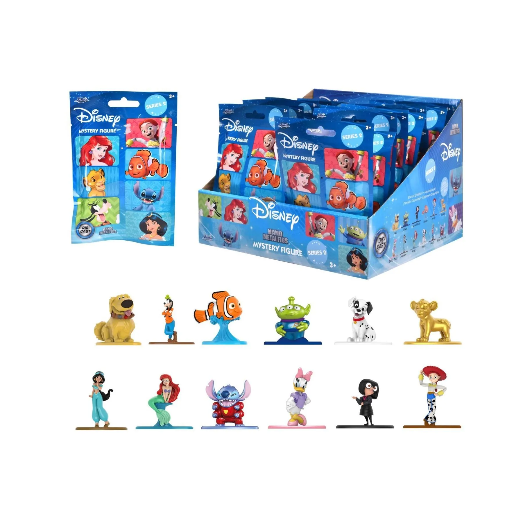 Фiгурка металева колекцiйна &quot;Дісней 2&quot;, висота 4 см, 12 видiв, дисплей 24 шт, З+