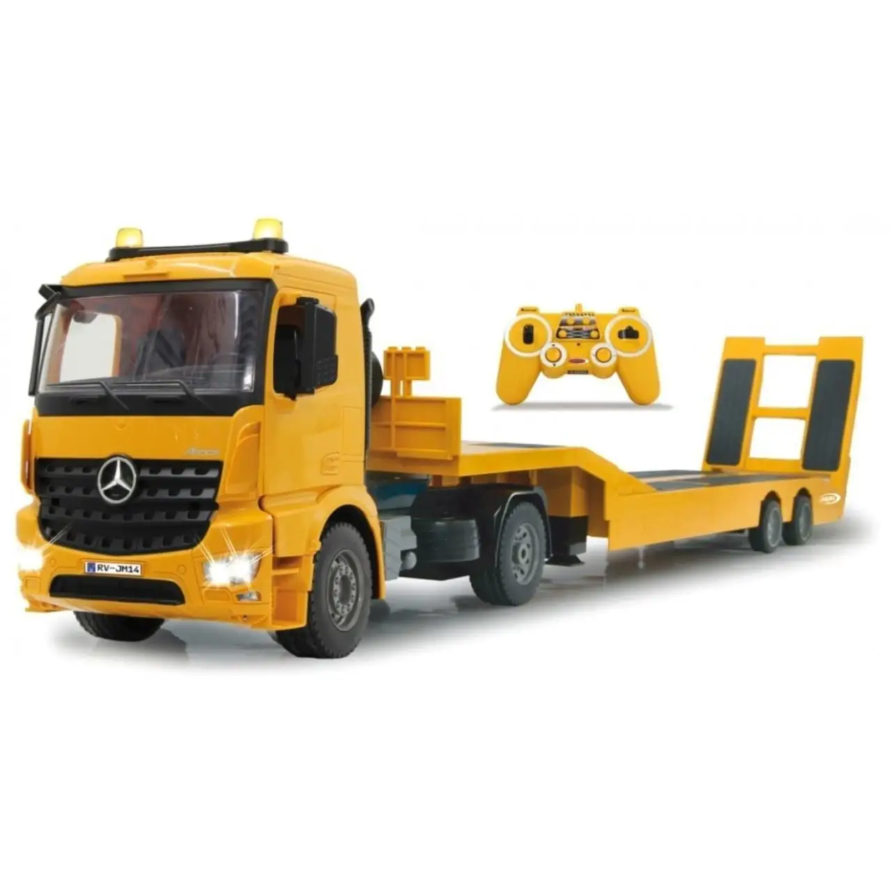 Вантажівка з бортовою платформою на р/к Mercedes-Benz Arocs 1:20 2,4GHz, жовтий