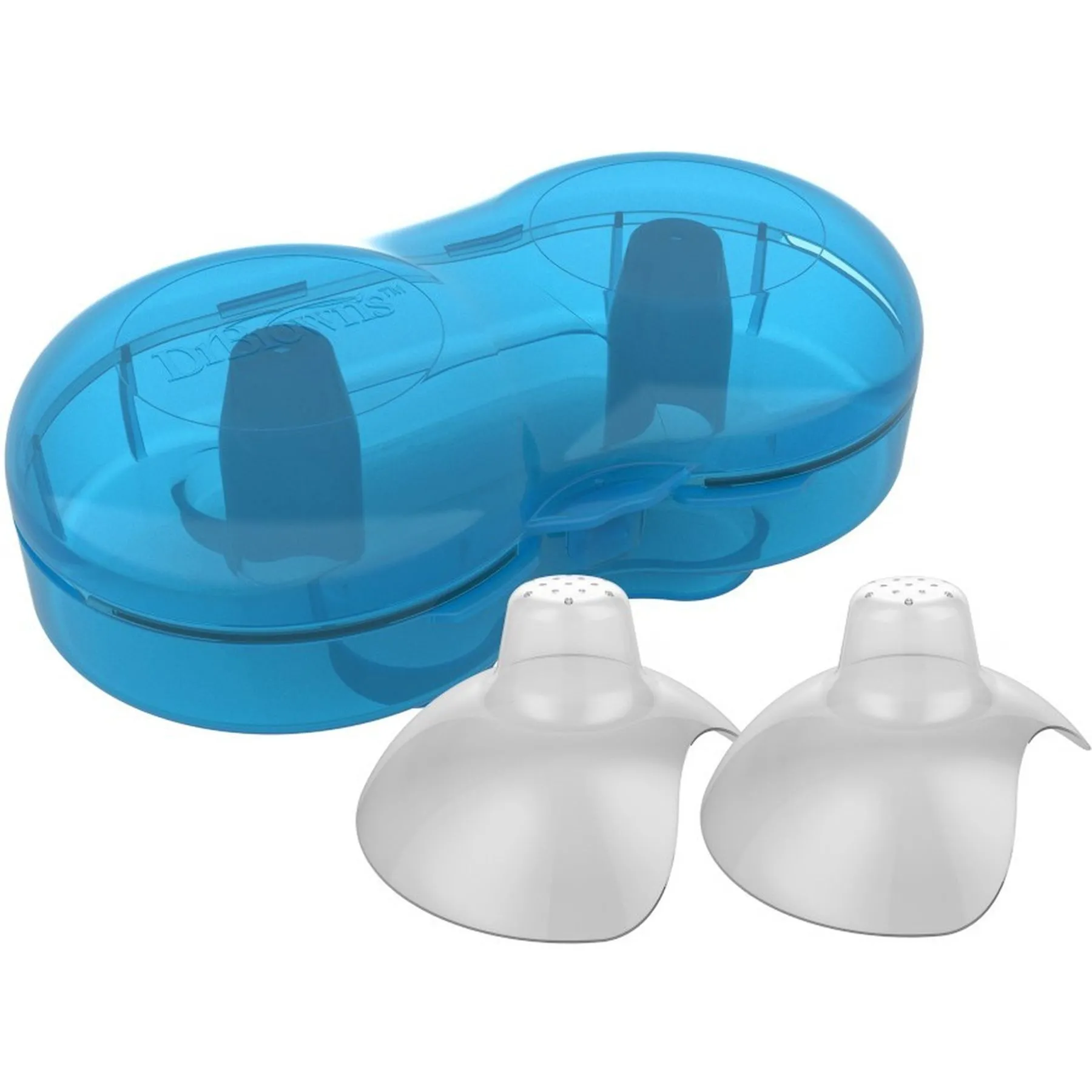 Силіконові накладки для сосків, розмір 1 (до 24 мм) &quot;Dr. Brown`s&quot; 2 шт в контейнері