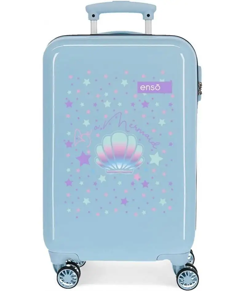 ЧЕМОДАН ВИСОТА З КОЛЕСАМИ-55СМ, 32Л, ВЕС-2.5кг, BE A MERMAID BLUE ENSO