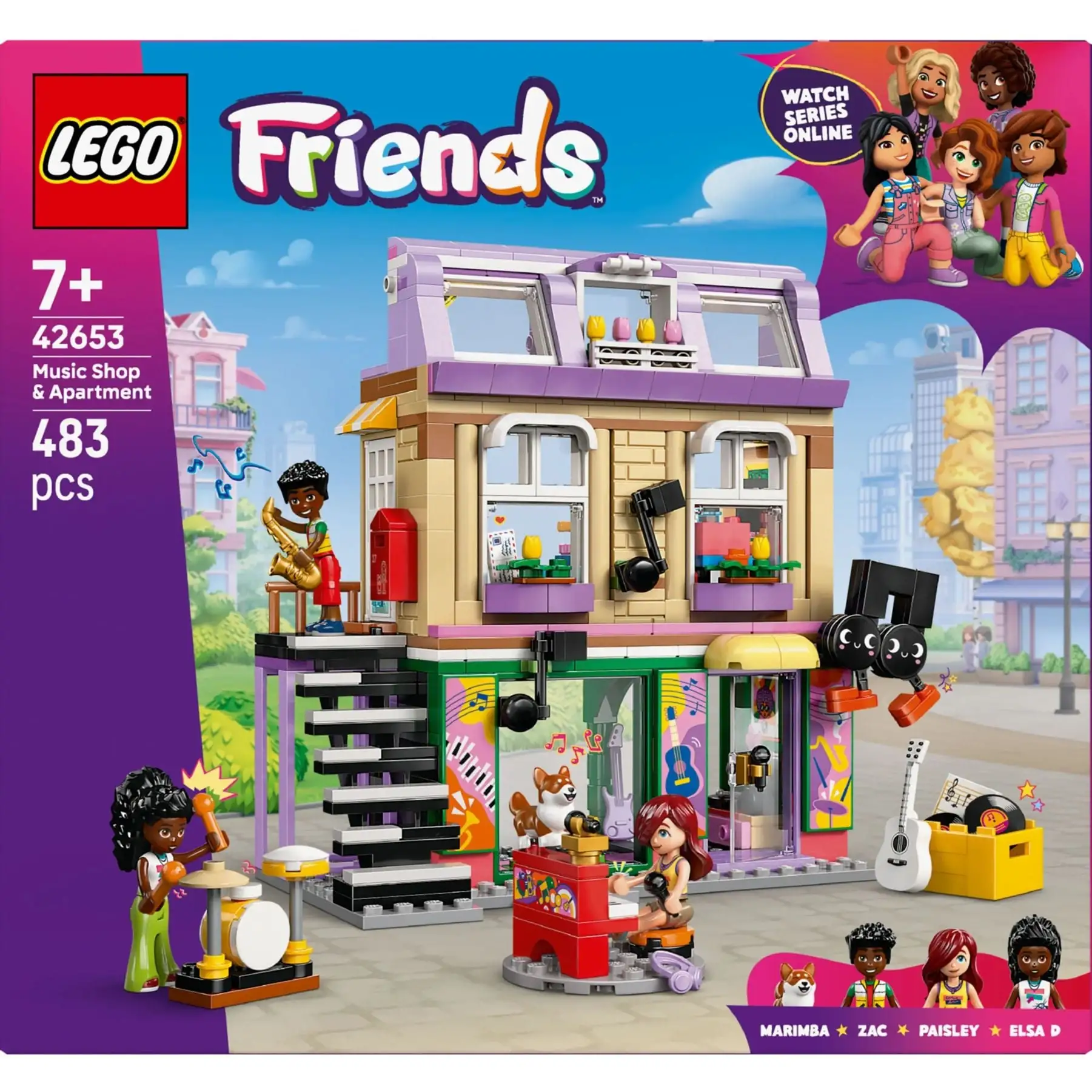 Конструктор Музична крамниця і квартира LEGO Friends