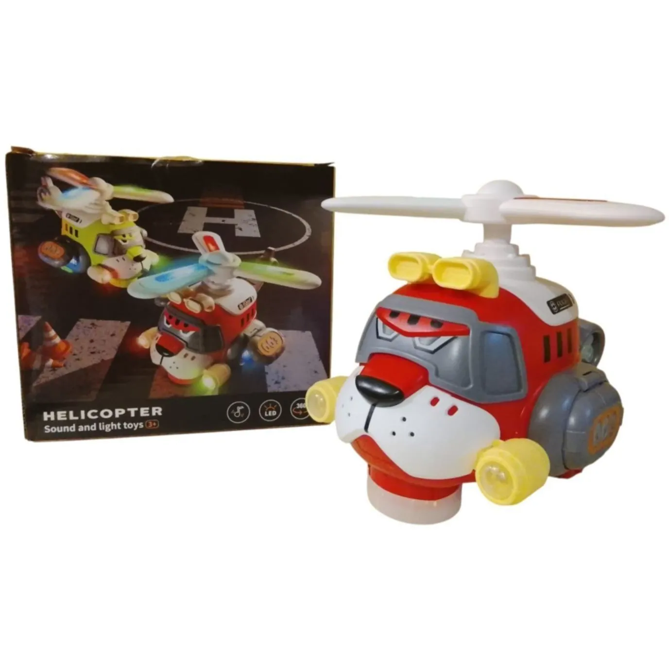 Іграшковий електричний літак Тигр зі світлом і музикою