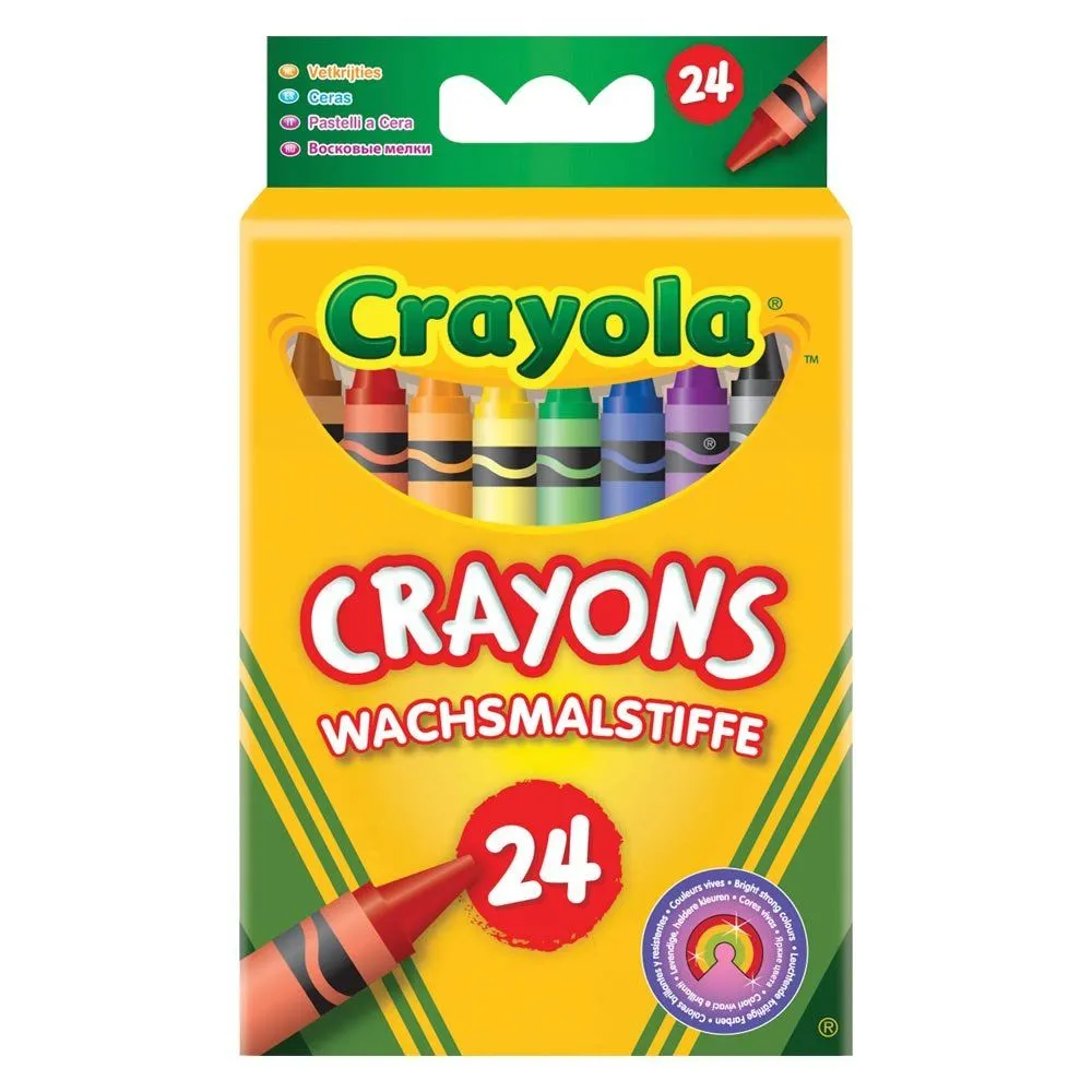 CRAYOLA Mini Kids Набір великої воскової крейди для малюків, 24 шт
