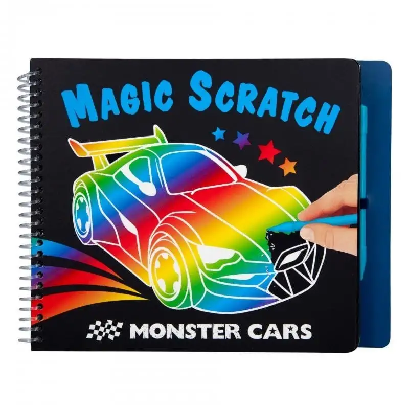 Monster Cars Волшебный альбом для царапания MOTTO