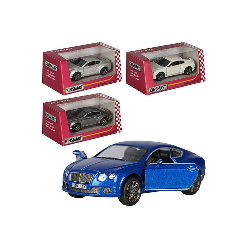 Машинка іграшкова KT5369W "Bentley Continental GTspeed 2012"