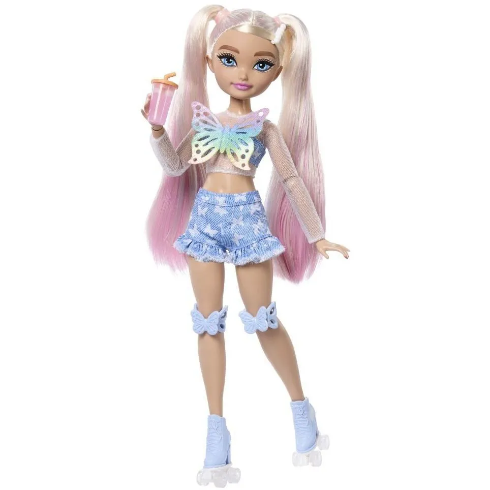 Лялька Barbie Малібу "Dream Besties" на роликах