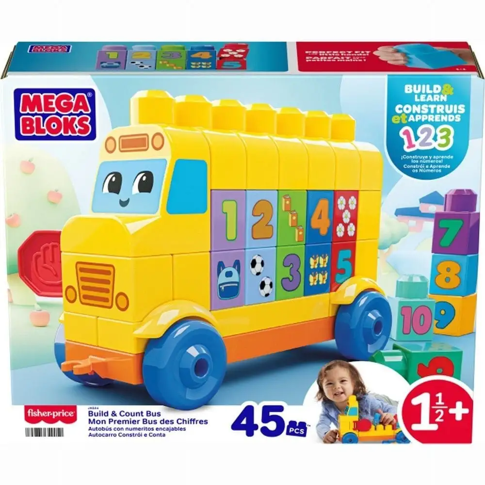 Конструктор "Автобус з цифрами" Mega Bloks