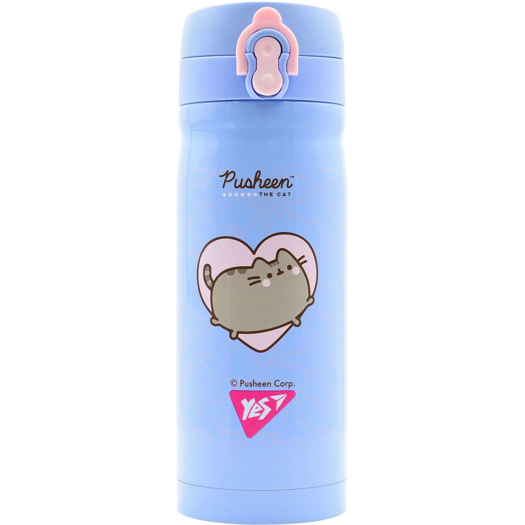 Термос Yes &quot;Pusheen&quot; 350 мл, блакитний