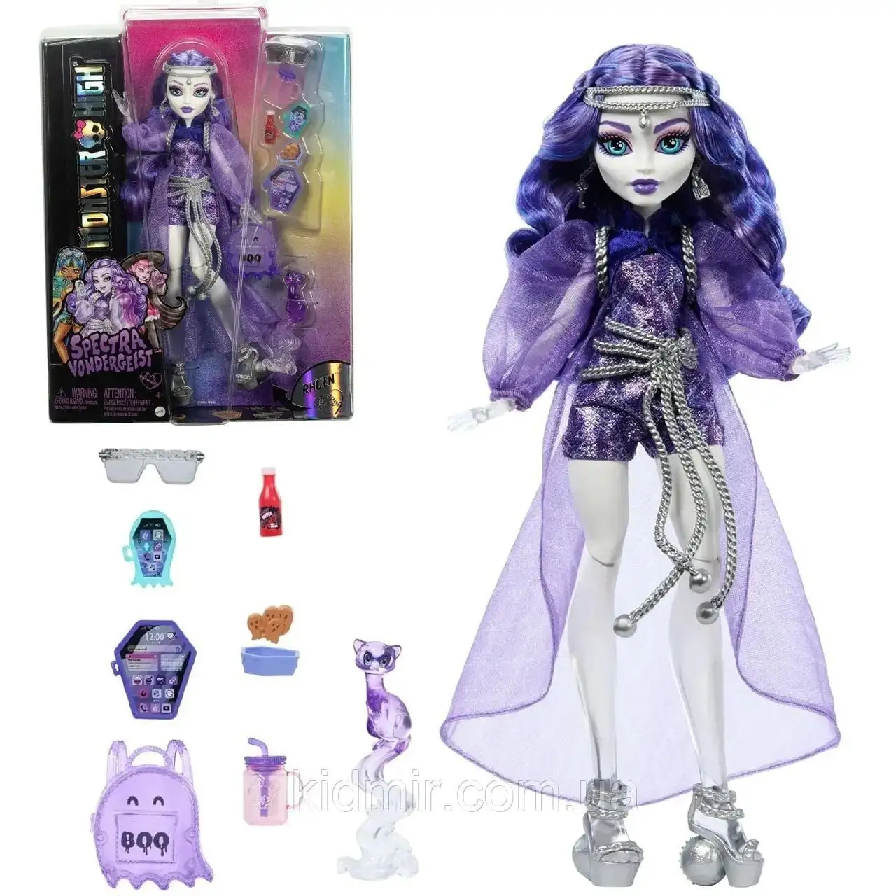 Лялька Спектра "Монстро-класика" Monster High