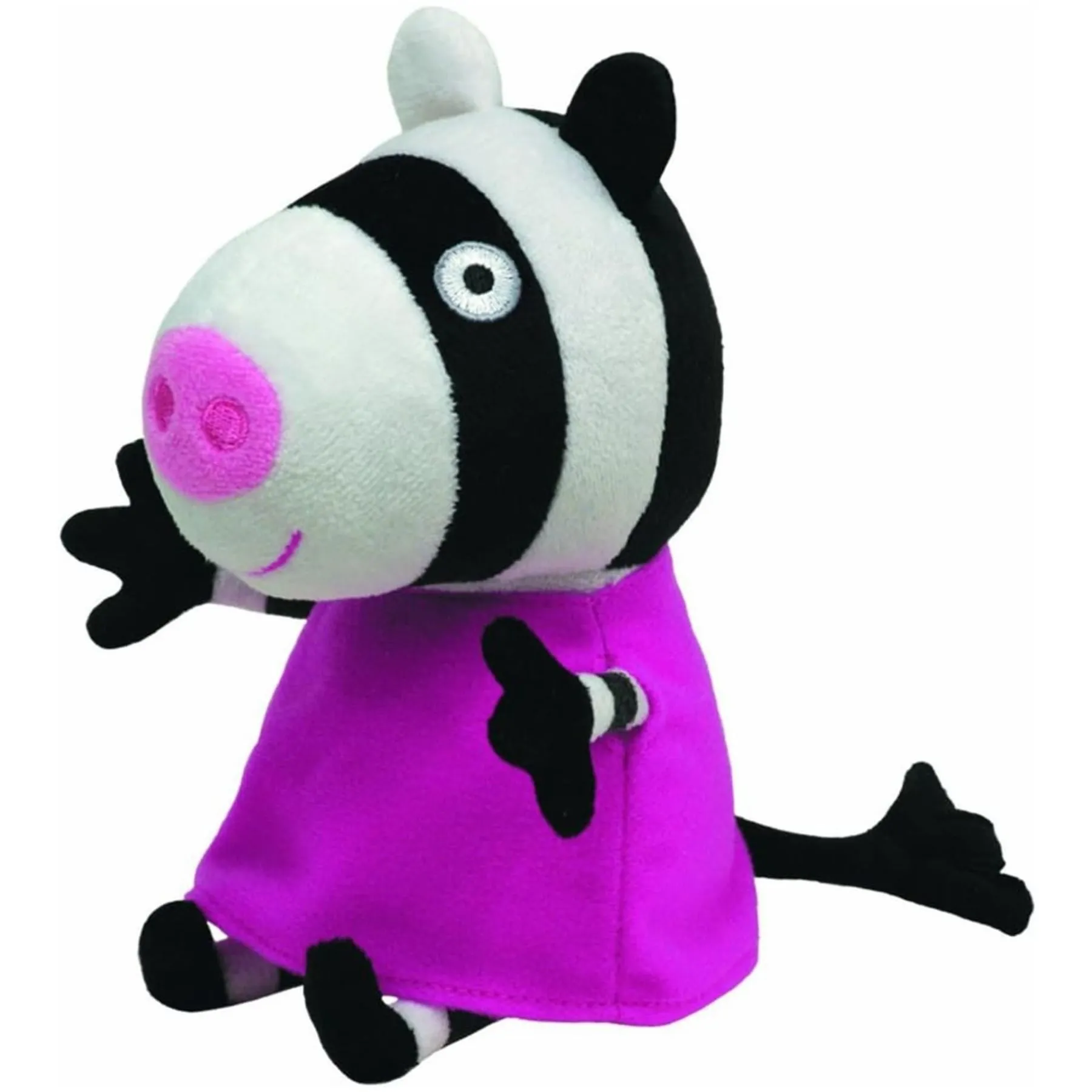 Дитяча іграшка мяконабивна TY Peppa Pig "Zoe Zebra" 15 см, арт. 46174