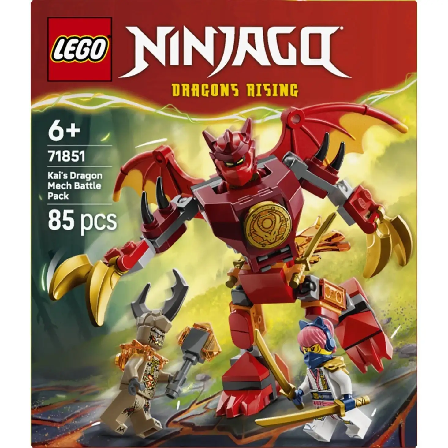 Конструктор Бойовий набір робота Дракона Кая LEGO NINJAGO