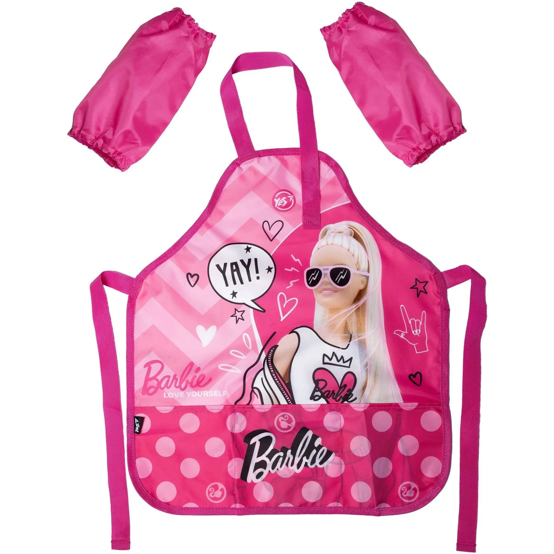 Фартух для творчості YES &quot;Barbie&quot; з нарукавниками