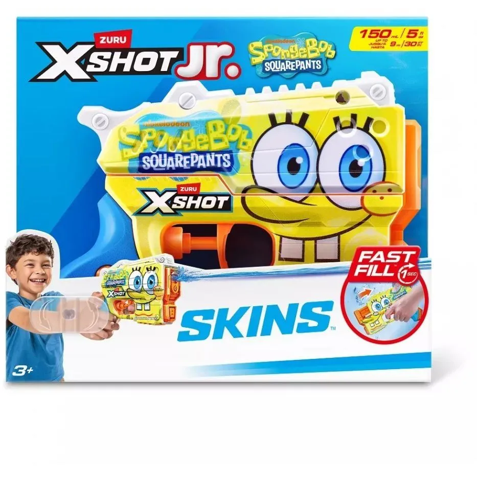 X-Shot Водний бластер Fast Fill Spongebob Yellow, арт. 118199A