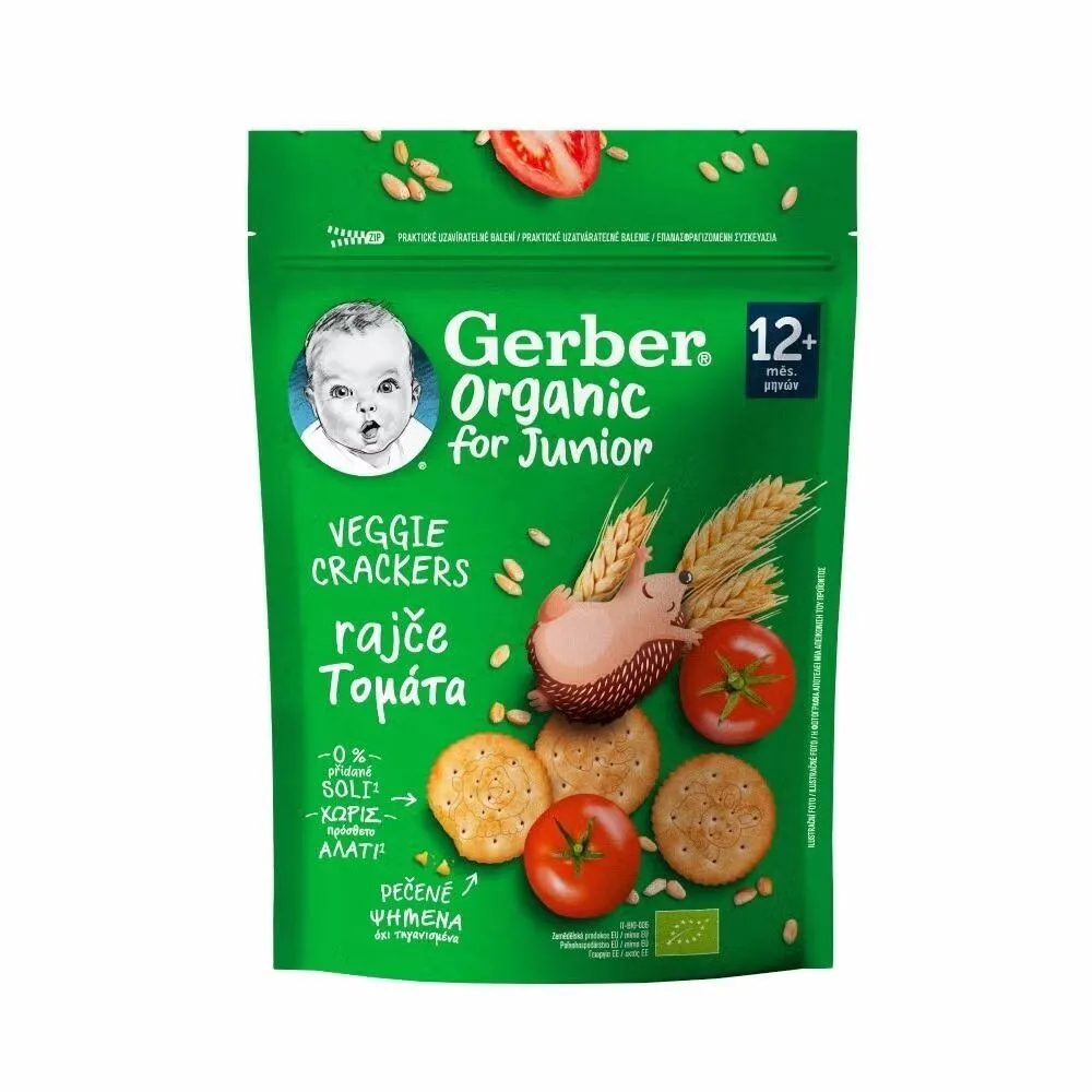 Крекери Gerber organic пшен/томат 100г