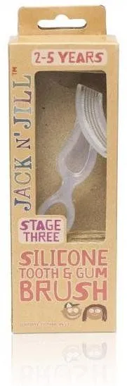 Силіконова зубная щітка (стимулятор для прорізування) Jack N' Jill від 2 до 5 років