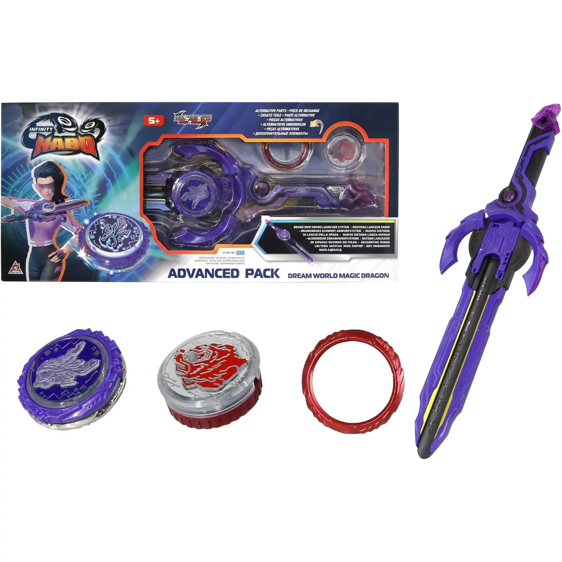 Дзиґа Infinity Nado VI Advanced Pack Чарівний Дракон світу мрій (Dream World Magic Dragon)