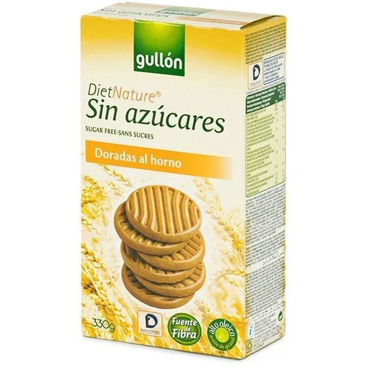 Печиво Gullon Diet Nature &quot;Dorada&quot; без цукру, 330 г