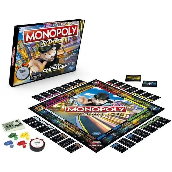 Гра настільна &quot;Монополія Юніор: Гонка&quot; Monopoly