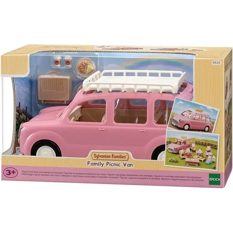 Ігровий набір Sylvanian Families Рожевий автомобіль для пікніка (5535)