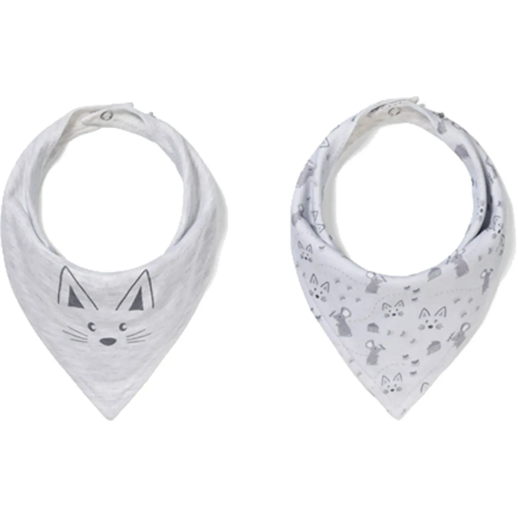 Нагрудник-хустинка &quot;Кошеня&quot; 2 шт. (42 см x 21 см) /&quot;Babyono&quot;