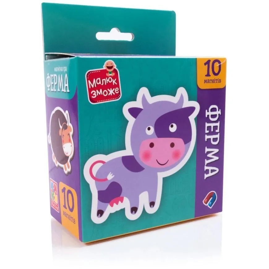 Гра розвиваюча Vladi Toys набір магнітів. "Ферма" VT3106-36