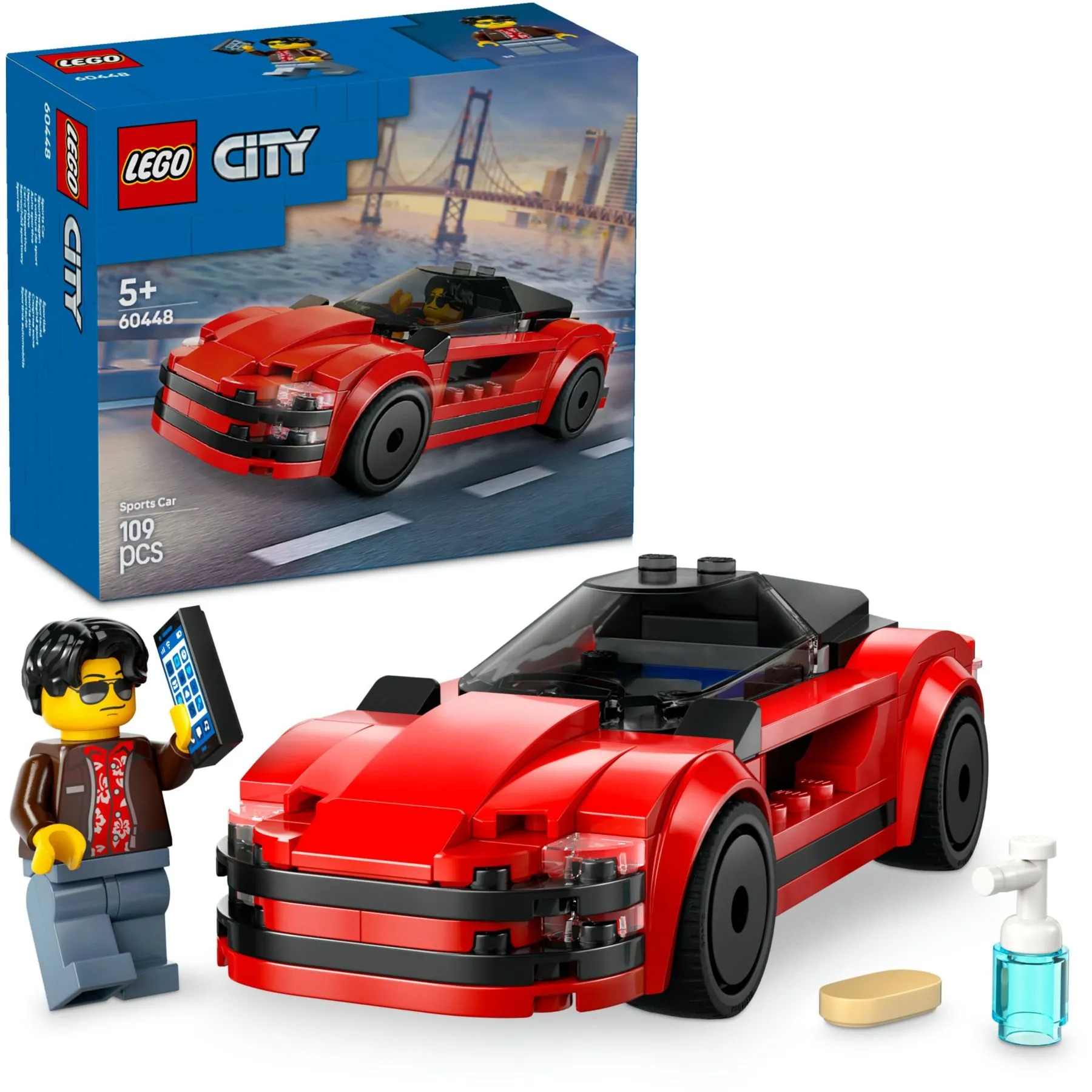 Конструктор Червоний спортивний автомобіль LEGO City