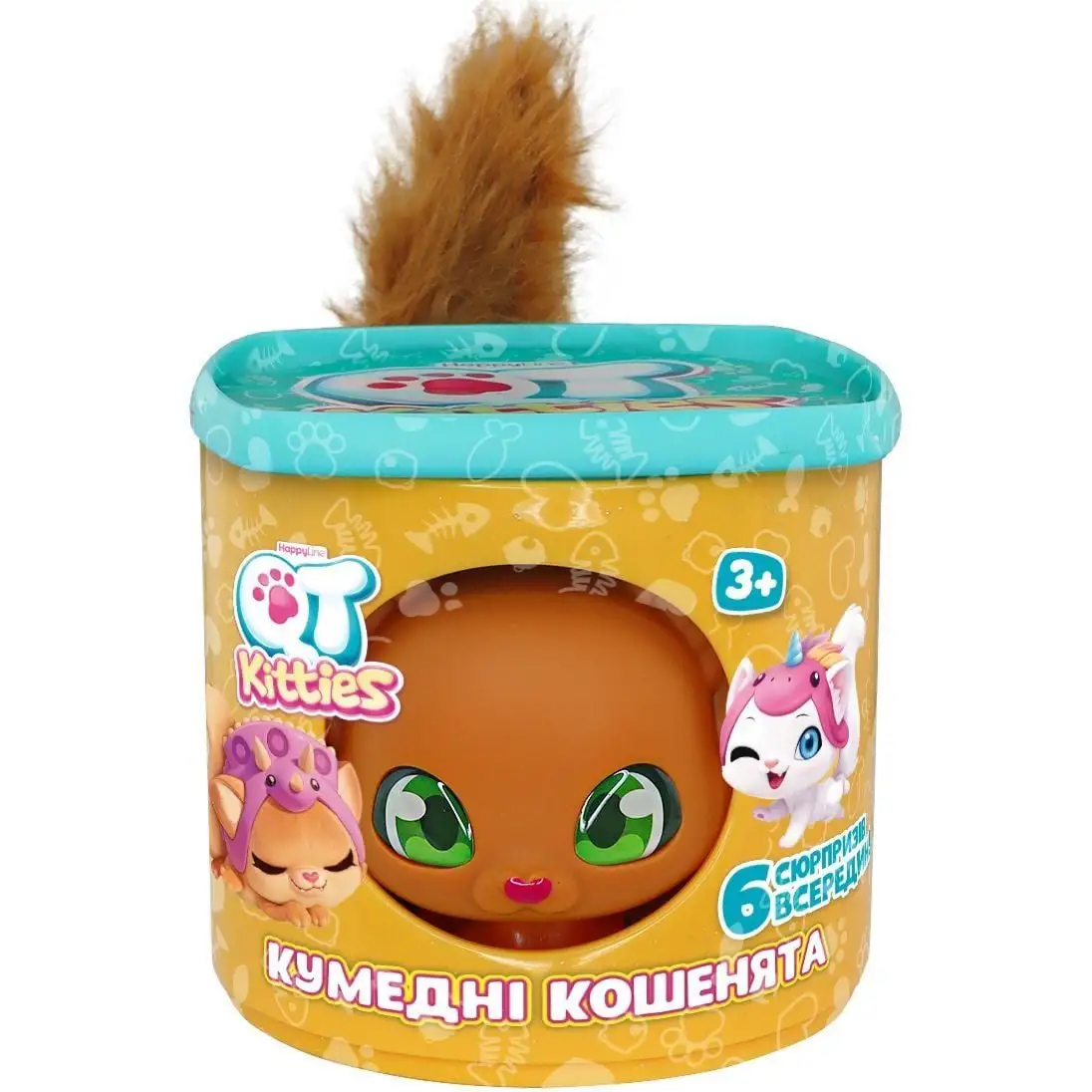 Ігровий набір QT KITTIES  КОШЕНЯ ДЖИНДЖЕР (фігурка, будиночок, аксесуари)