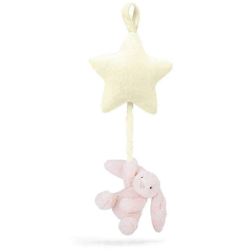 Музична іграшка Сором&#039;язливий рожевий Зайчик  JellyCat Little